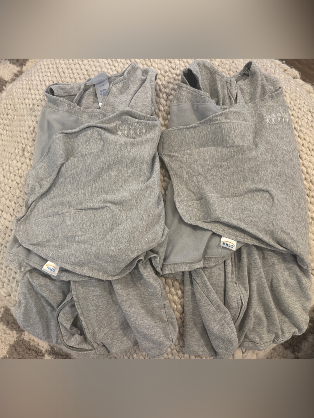 2 halo swaddles
